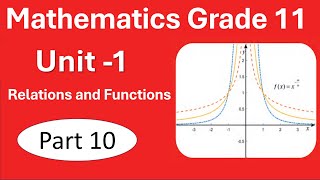 10 Grade 11  Class 11 maths Unit 1 Part 10 Application of Function  New Curriculum  Afan Oromon [upl. by Imim]