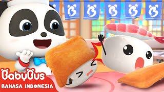 Wah Bau Sushinya Sangat Enak🍣  Belajar Warna Anak  Lagu Makanan Anak  BabyBus Bahasa Indonesia [upl. by Ailekahs]