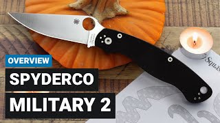 Spyderco Military 2  Overview and Comparison [upl. by Anilah421]