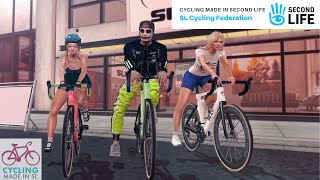 Cycling Made in Second Life  SL Cycling Federation [upl. by Ahsiryt]