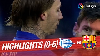 Resumen de Deportivo Alavés vs FC Barcelona 06 [upl. by Olivie]