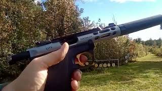 Ruger MK IV 22 45 lite unboxing and range test RugerFirearms DeadAirSilencers [upl. by Marela]