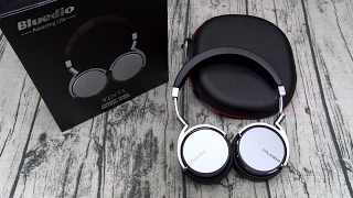 Bluedio Vinyl Onear Wireless Bluetooth 41 Headphones [upl. by Ahtelat]