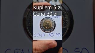 Kupiłem 5 złotych 1994 w cenie 30 złotych Mennicza Październik 2024 [upl. by Amandie]