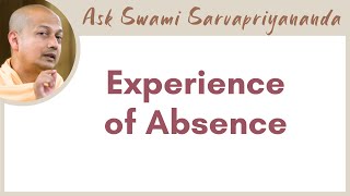 Is consciousness interrupted in deep sleep  Experience of Absence  Swami Sarvapriyananda [upl. by Abernathy386]