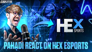 ⁠pahadigamerofficial REACT ON HEX ESPORTS 🚀 FREE FIRE🔥TOURNAMENT HIGHLIGHTS🏆 BY HEX SKIPPER🌪️⚡️ [upl. by Selmore968]