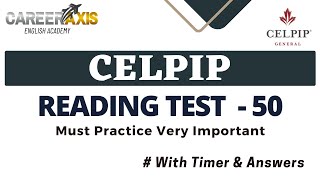 Celpip Reading Mock Test  Celpip Reading Practice Test [upl. by Suilienroc]