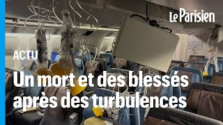 Un mort et des blessés après de « fortes turbulences » sur un vol Singapore Airlines [upl. by Novat]