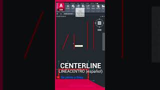 Como crear un eje entre dos lineas automaticamente en AutoCAD [upl. by Eidnew112]