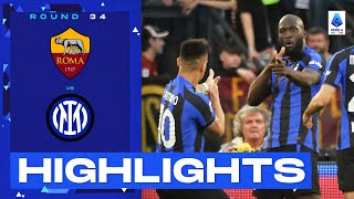 RomaInter 02  Lukaku back on the scoresheet Goals amp Highlights  Serie A 202223 [upl. by Cline]