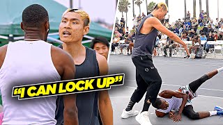 Chinese Streetballer Can REALLY LOCK UP INTENSE 1v1s For MONEY at Venice Beach [upl. by Nels]