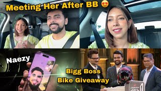 Meeting My Girlfriend  Bigg Boss Vali Bike Giveaway [upl. by Terrilyn]