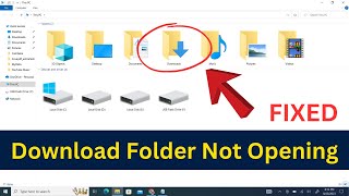 How To Fix Download Folder Not Responding Windows 10  Easiest Way [upl. by Pulchi229]