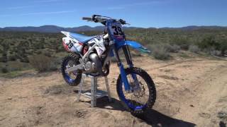 2016 TM 85 Junior 1714  Dirt Rider 85cc MX Shootout [upl. by Dnalkrik]