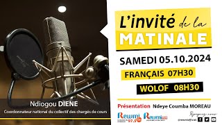 Invite de la Matinale  Avec Ndiogou DIENE 05 Octobre 2024 Fr…Rewmi Officiel [upl. by Ahsaelat]