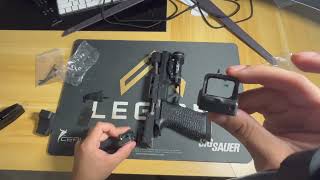 Eotech EFLX unboxing and size comparison vs Trijicon RMR Part 1 [upl. by Tomlinson]