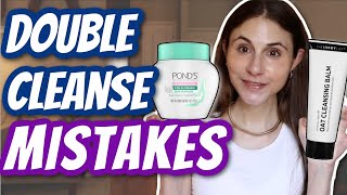 How to double cleanse COMMON MISTAKES  Dr Dray [upl. by Carmelina535]