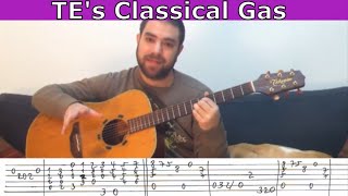 Tutorial Classical Gas Tommy Emmanuel  Guitar Lesson w TAB [upl. by Mcnamara]