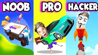 NOOB vs PRO vs HACKER In CRASH DELIVERY ALL LEVELS Prezley [upl. by Dolan]