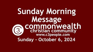 C3 Online Sunday Service 100624 [upl. by Cralg]