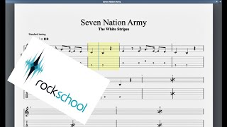 Seven Nation Army Rockschool Grade 1 Acoustic Guitar [upl. by Llenrup]