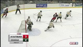 SUNY Oswego Mens Hockey Vs SUNY Plattsburgh SUNYAC SemiFinals  22424 [upl. by Ardnuhsed]