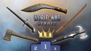 World War Heroes Top 5 Best Weapons  Melee [upl. by Dittman]