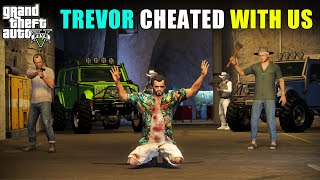 TREVOR SCAMMED WITH MICHAEL  GTA V 143 GAMEPLAY  GTA 5 142 TECHNO GAMERZ [upl. by Iralav900]