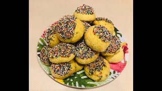 How to bake Italian Anisette Cookies Christmas Cookies Recipe [upl. by Ahtabbat335]