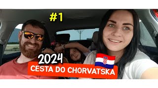 Cesta do CHORVATSKA 2024 🇭🇷 PODGORA naše dovolená v Chorvatsku 🏝️ Dil 1 [upl. by Gnes]