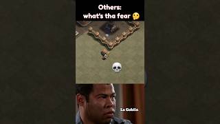 Whats the Fear 😰😱 coc gameplay  shorts coc clashofclans [upl. by Witha191]