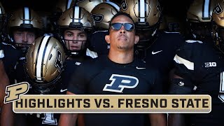 Fresno State at Purdue  Highlights  Big Ten Football  Sept 2 2023 [upl. by Letsirc556]