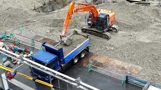 96UP 大規模な再開発現場！ﾕﾝﾎﾞでﾀﾞﾝﾌﾟに積み込み2連ﾁｬﾝ！堺筋本町 [upl. by Gelhar]