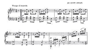 â€śMaple Leaf Ragâ€ť Scott Joplin  MEDIUM TEMPO  P Barton FEURICH piano [upl. by Fesuy]