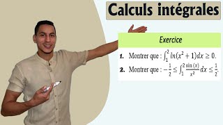 calcul dintégrale 2 bac exercices  integrale et ordre exercice corrigé [upl. by Euqininod519]