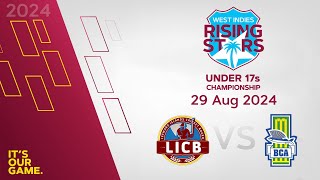 🔴 LIVE Leewards Islands v Barbados  CWI Men’s Under 17  50 Over Championships 2024 [upl. by Caldwell]