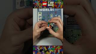 Building The LEGO Minecraft Magazine Issue 19 Zombie And Baby Zombie 1MinBuild 19 [upl. by Weiner]