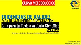 Curso Metodológico🔥 Validación de Instrumento de Investigación🎯 tesis investigación [upl. by Sekoorb]