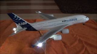 Modell A380 with Anti  Airbus Collision Lights  Original A380 Engine Sound [upl. by Redienhcs]