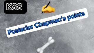 Posterior Chapman’s points made SIMPLE [upl. by Maite523]