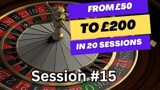 5Minute Roulette Victory Session 15 Success with Joe Croupier Tools [upl. by Karry772]