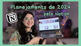 📱 Planejamento de 2024 pelo Notion  Template gratuito [upl. by Radec793]