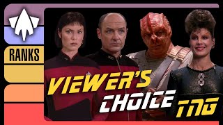 Viewers Choice  Favorite Star Trek TNG Characters Ranked Tiered List [upl. by Colette]