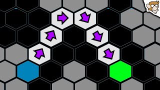 Unity Pathfinding on a Hex Grid System [upl. by Nauqad389]