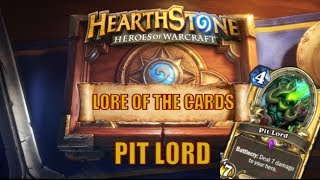 Hearthstone  Lore of the Cards  MannorothMagtheridon  Pit Lord [upl. by Guenevere]