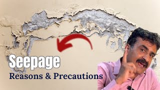 Seepage in Buildings Causes amp Prevention Explained Say Goodbye to damp walls now  waterproof [upl. by Aleiram125]