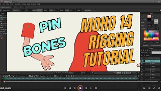 moho 14 rigging tutorial pin bones rig [upl. by Sum308]