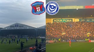 UNREAL PORTSMOUTH FANS TAKEOVER CARLISLE [upl. by Kyriako]