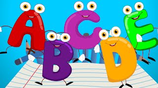 Five Little Alphabets  Nursery Rhymes For Babies  Cartoon Videos For Children by Kids Tv [upl. by Bremen772]