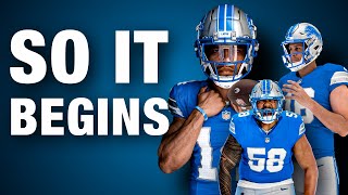 So the Detroit Lions 2024 season BEGINS [upl. by Seow690]